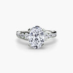 Solitaire with Pavé 2-setting-The Diamond Setter