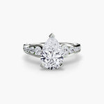 Solitaire with Pavé 2-setting-The Diamond Setter