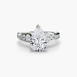 Solitaire with Pavé 2-setting-The Diamond Setter