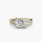 Solitaire with Pavé 2-setting-The Diamond Setter