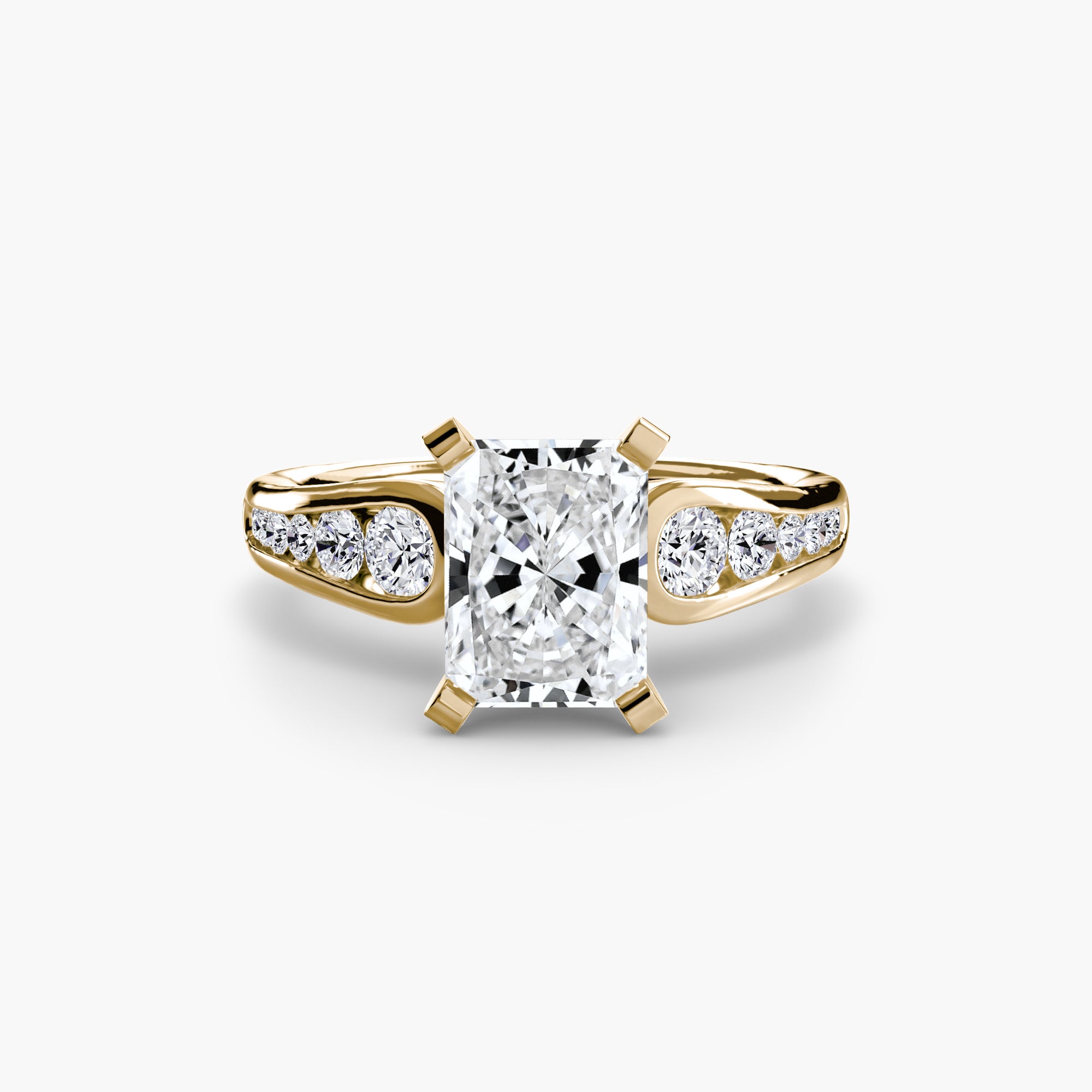 Solitaire with Pavé 2-setting-The Diamond Setter