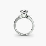Solitaire with Pavé 2-setting-The Diamond Setter