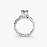 Solitaire with Pavé 2-setting-The Diamond Setter