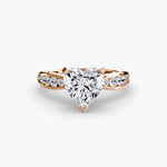 Solitaire with Pavé 3-setting-The Diamond Setter