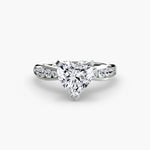 Solitaire with Pavé 3-setting-The Diamond Setter