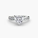 Solitaire with Pavé 3-setting-The Diamond Setter