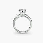 Solitaire with Pavé 3-setting-The Diamond Setter