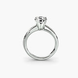 Solitaire with Pavé 3-setting-The Diamond Setter