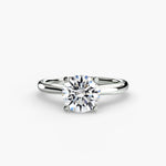 Solitaire ring 3-setting-The Diamond Setter