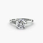 Solitaire ring 4-setting-The Diamond Setter