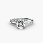 The Split Shank Pavé Solitaire-setting-The Diamond Setter
