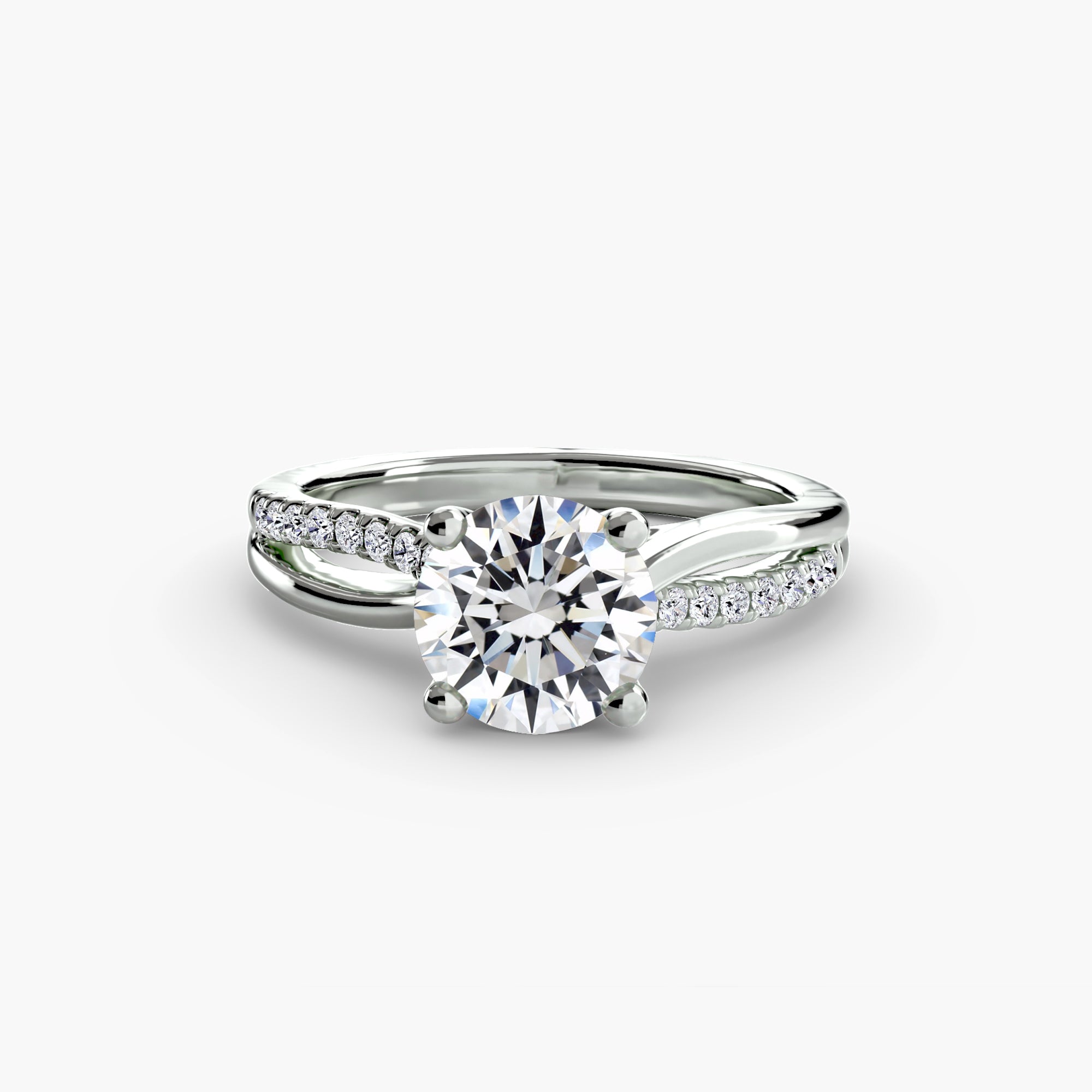 The Split Shank Pavé Solitaire-setting-The Diamond Setter