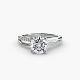 The Split Shank Pavé Solitaire-setting-The Diamond Setter