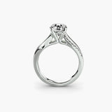 The Split Shank Pavé Solitaire-setting-The Diamond Setter