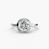 The Bezel Set Solitaire-setting-The Diamond Setter
