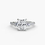 Solitaire with Pavé 4-setting-The Diamond Setter