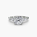 The Floral Accent Solitaire-setting-The Diamond Setter
