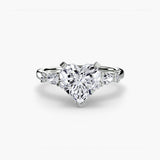 The Floral Accent Solitaire-setting-The Diamond Setter