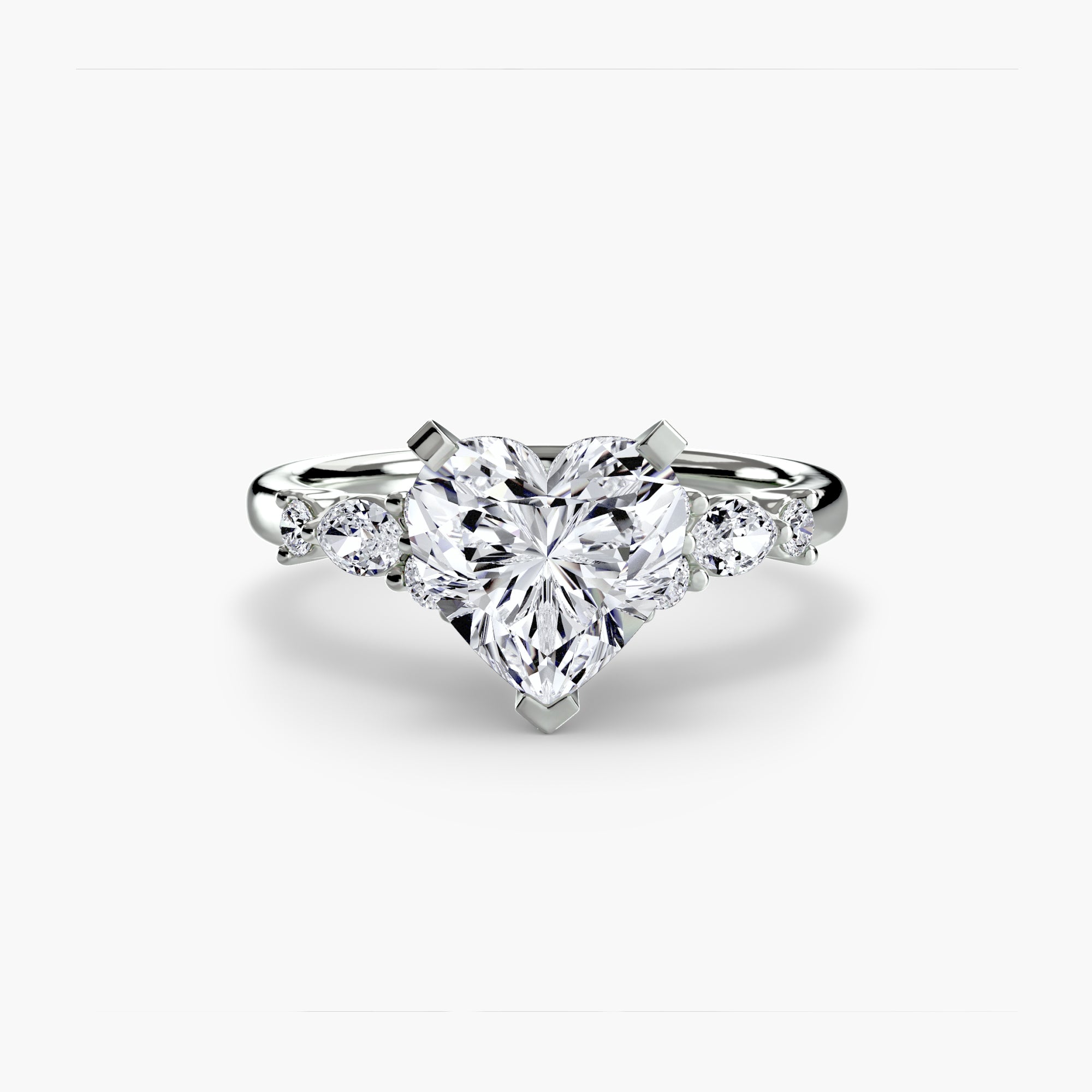 The Floral Accent Solitaire-setting-The Diamond Setter