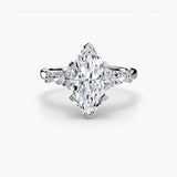 The Floral Accent Solitaire-setting-The Diamond Setter