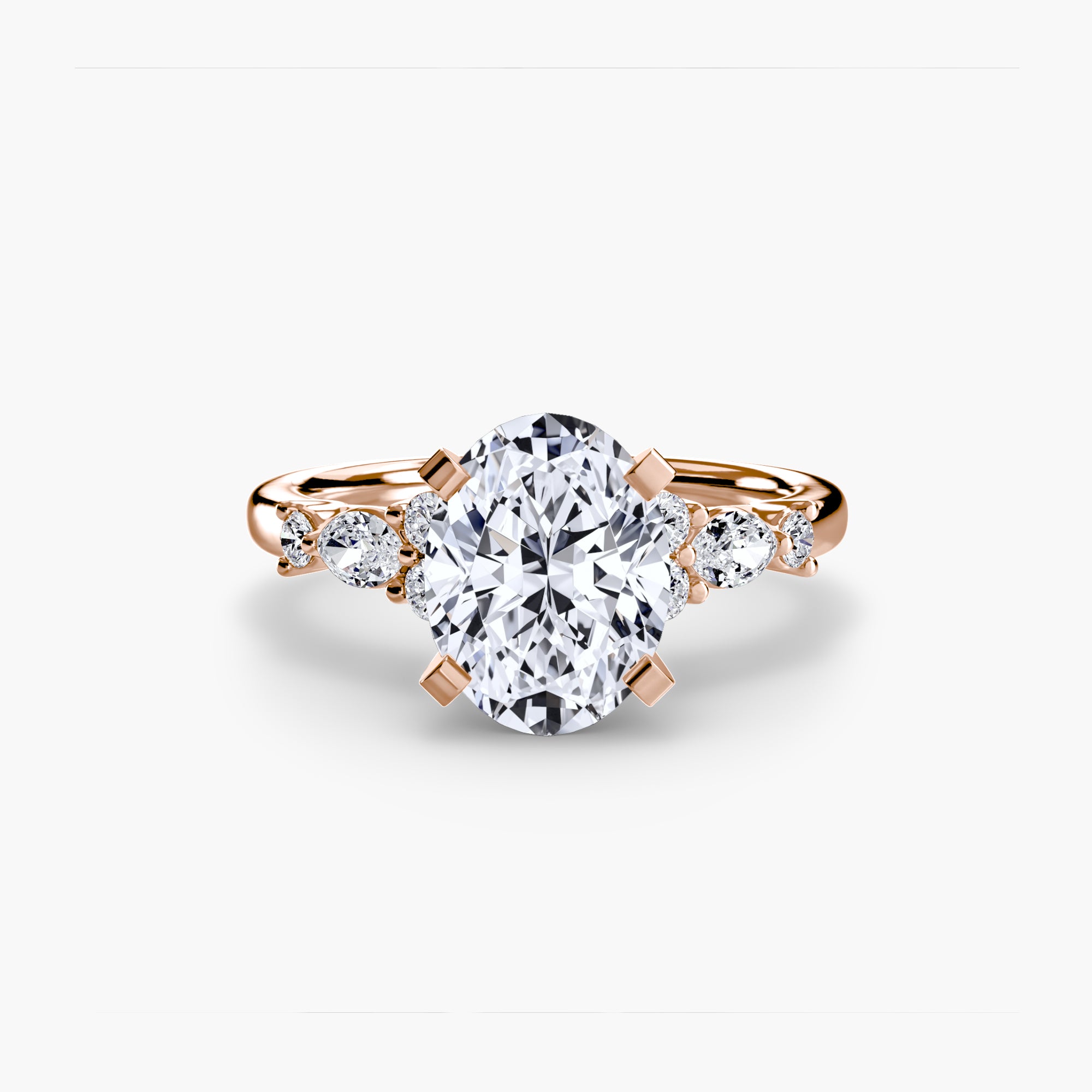 The Floral Accent Solitaire-setting-The Diamond Setter