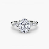 The Floral Accent Solitaire-setting-The Diamond Setter