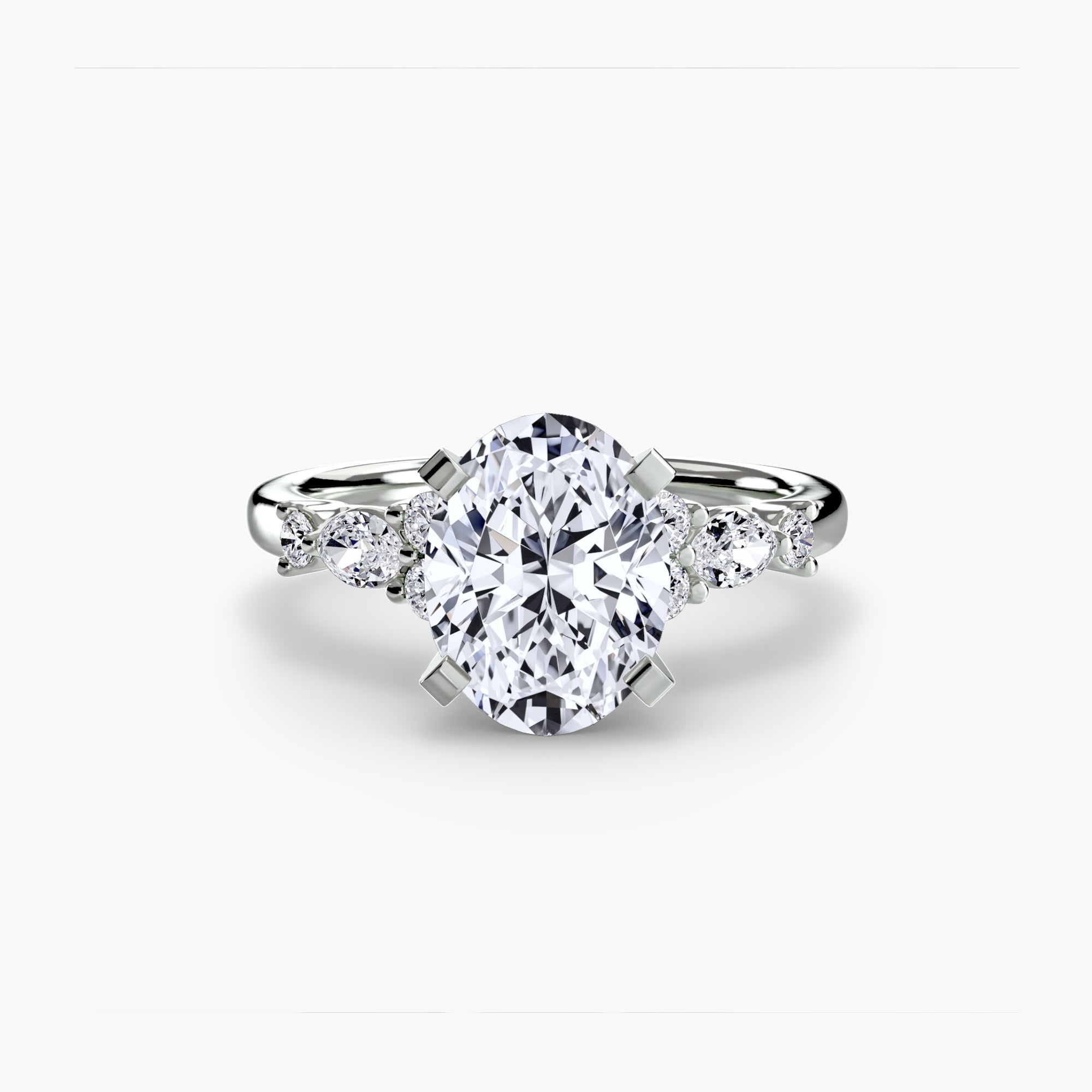 The Floral Accent Solitaire-setting-The Diamond Setter