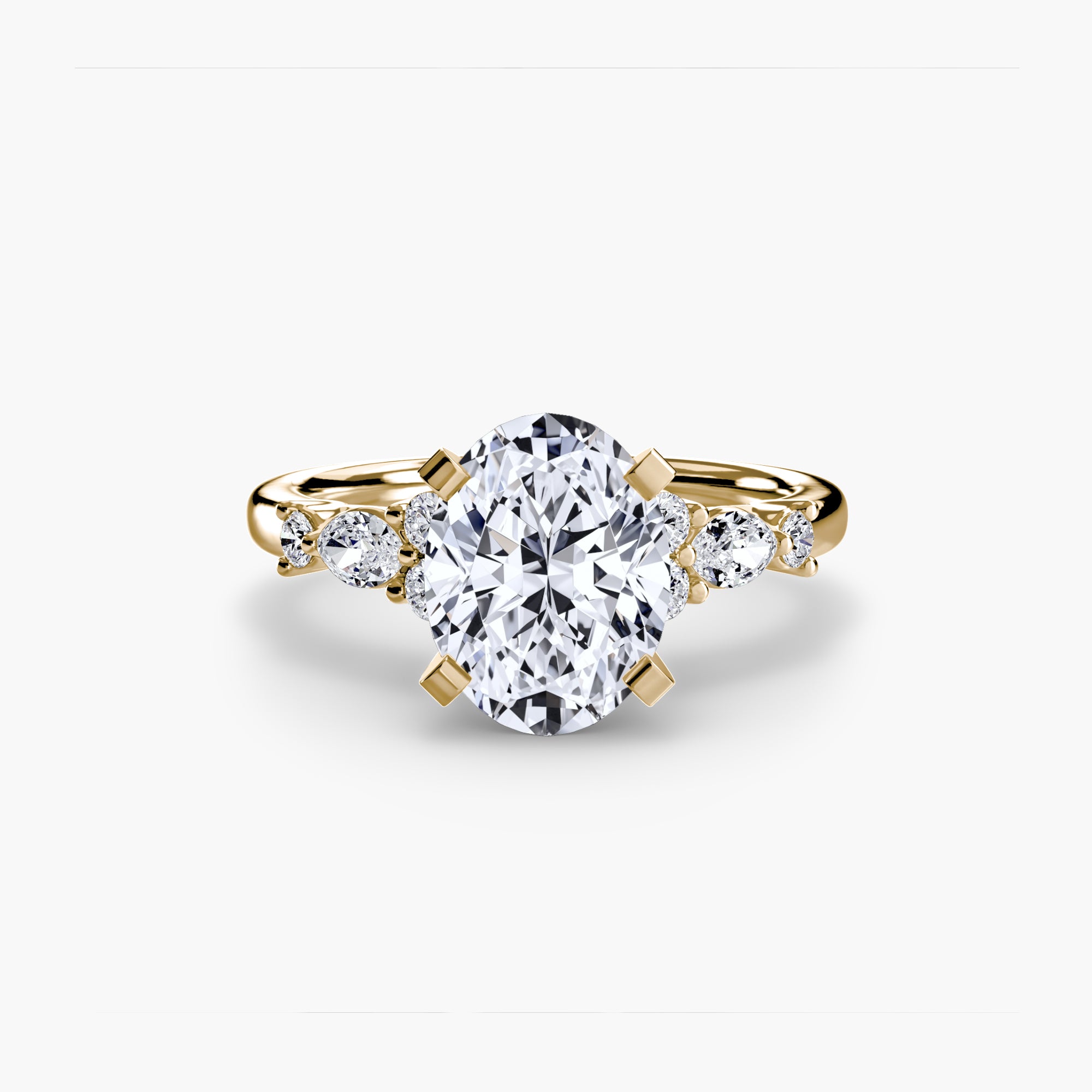 The Floral Accent Solitaire-setting-The Diamond Setter