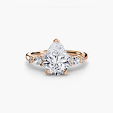 The Floral Accent Solitaire-setting-The Diamond Setter