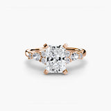 The Floral Accent Solitaire-setting-The Diamond Setter