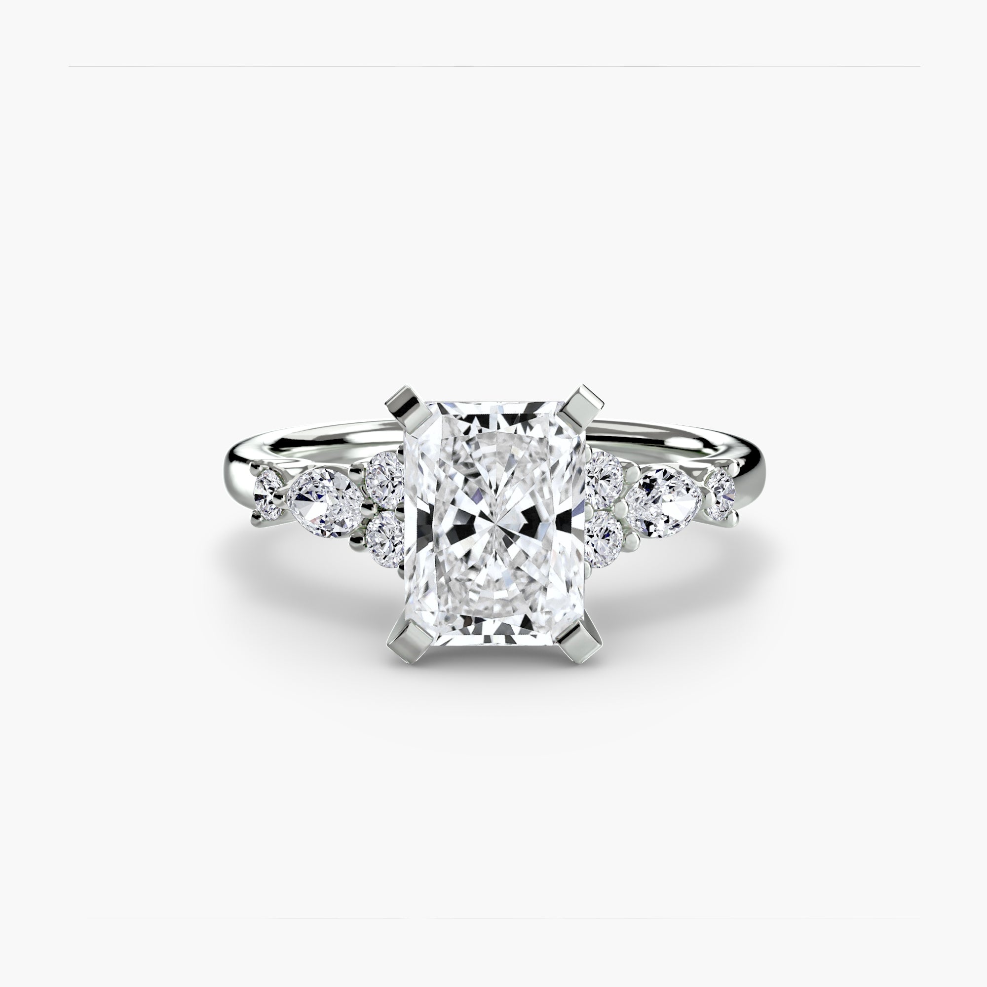 The Floral Accent Solitaire-setting-The Diamond Setter