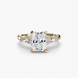 The Floral Accent Solitaire-setting-The Diamond Setter