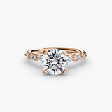 The Floral Accent Solitaire-setting-The Diamond Setter