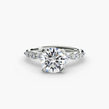 The Floral Accent Solitaire-setting-The Diamond Setter