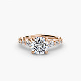 The Cascade Diamond Ring-setting-The Diamond Setter