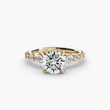 The Cascade Diamond Ring-setting-The Diamond Setter