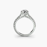 Solitaire with Pavé 5-setting-The Diamond Setter