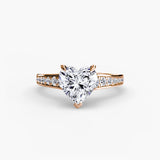 Solitaire with Pavé 7-setting-The Diamond Setter