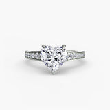Solitaire with Pavé 7-setting-The Diamond Setter