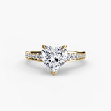 Solitaire with Pavé 7-setting-The Diamond Setter