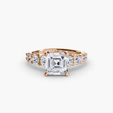 The Graduated Accent Ring-setting-The Diamond Setter