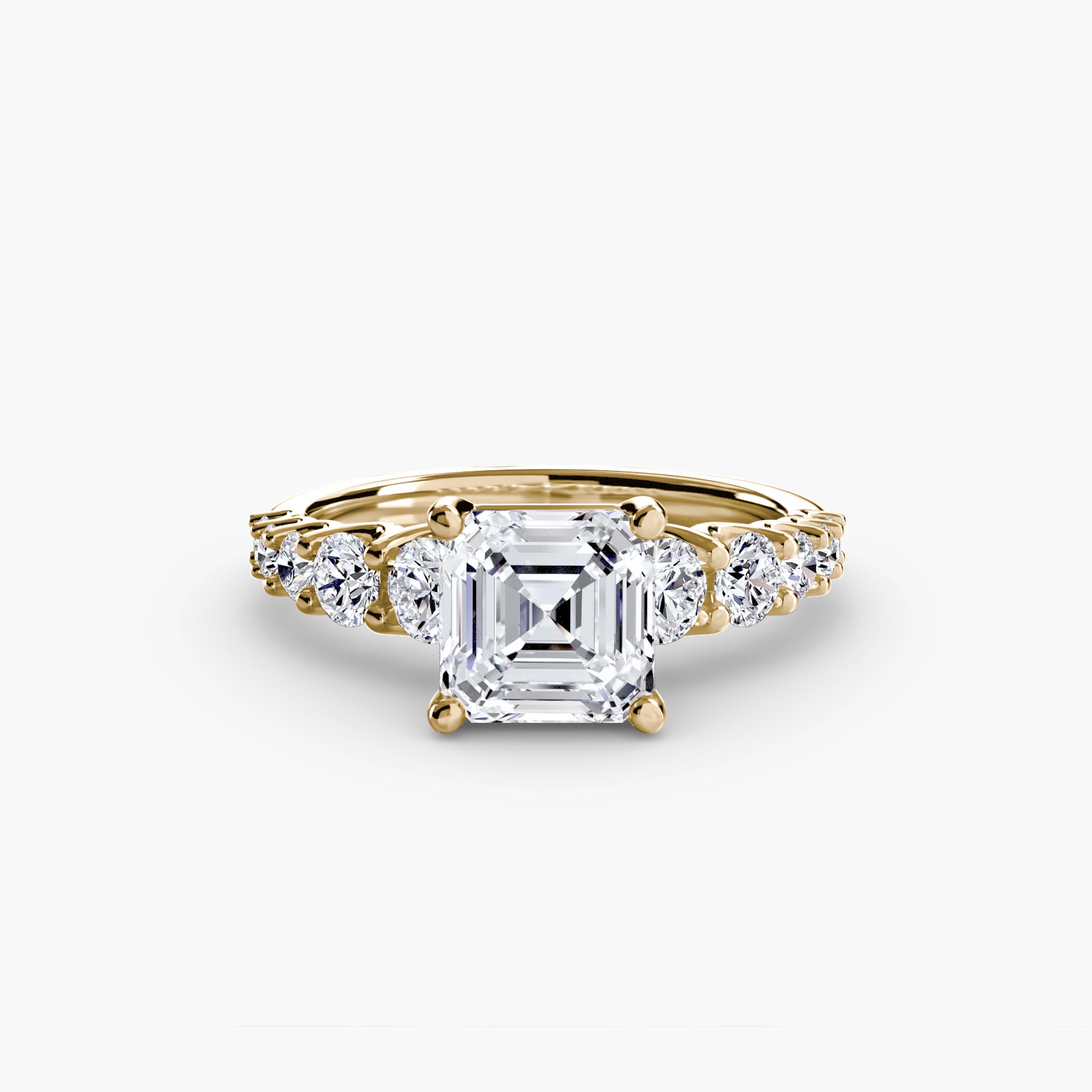 The Graduated Accent Ring-setting-The Diamond Setter