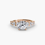The Graduated Accent Ring-setting-The Diamond Setter