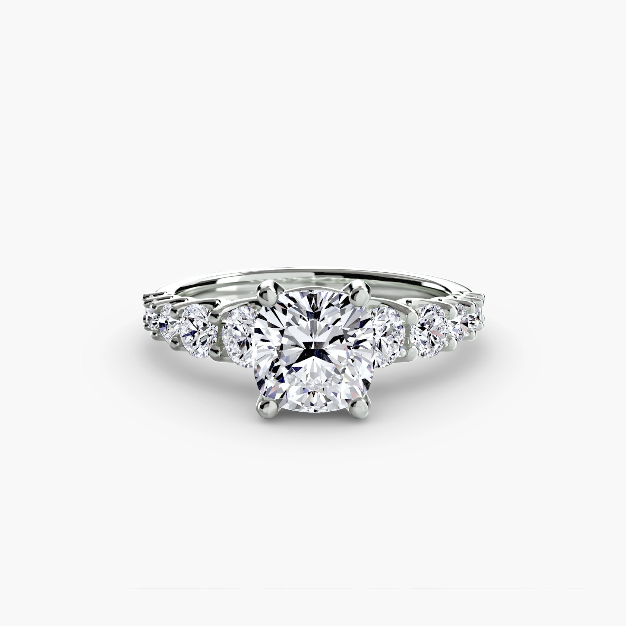 The Graduated Accent Ring-setting-The Diamond Setter