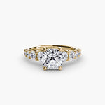The Graduated Accent Ring-setting-The Diamond Setter