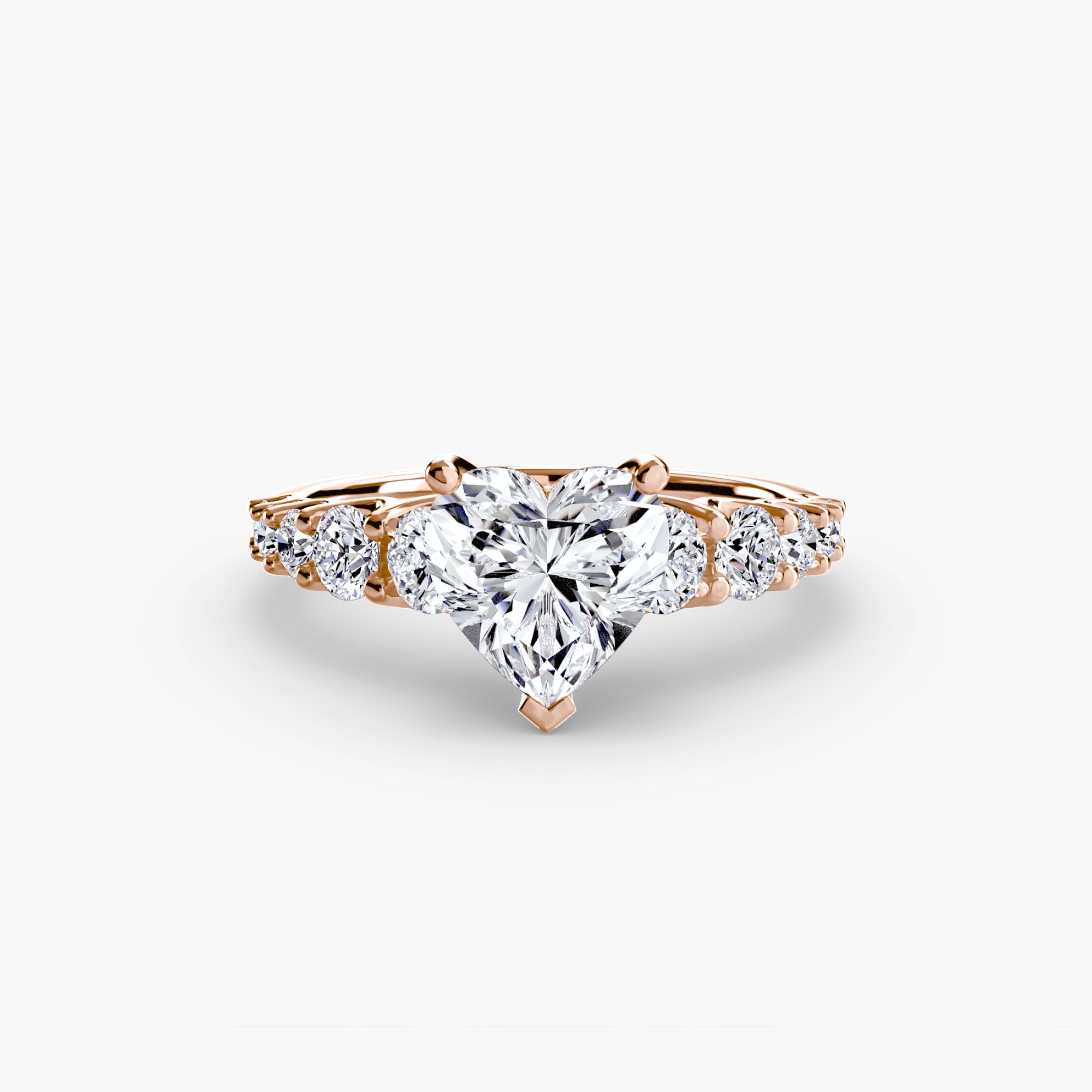 The Graduated Accent Ring-setting-The Diamond Setter