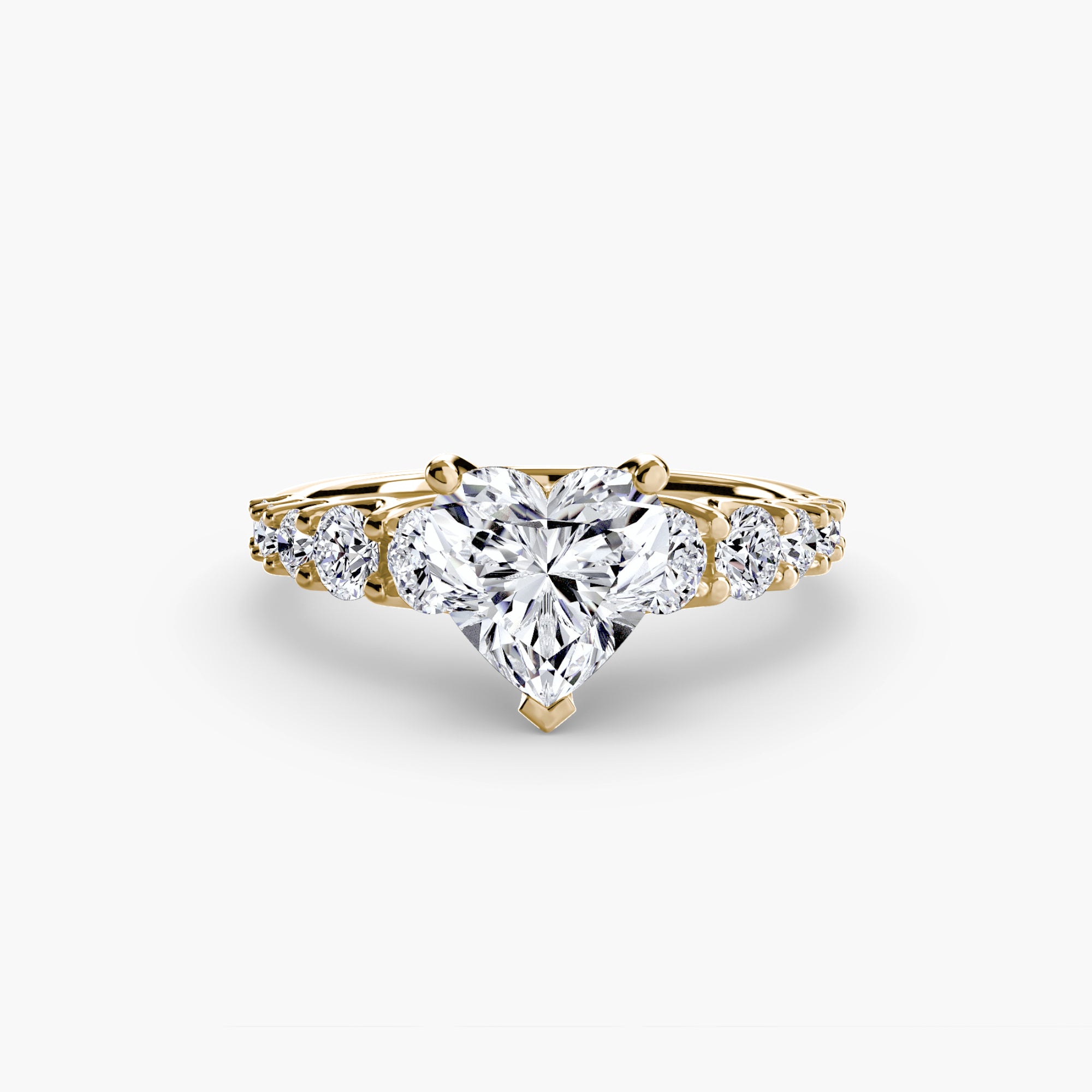 The Graduated Accent Ring-setting-The Diamond Setter