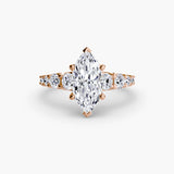 The Graduated Accent Ring-setting-The Diamond Setter