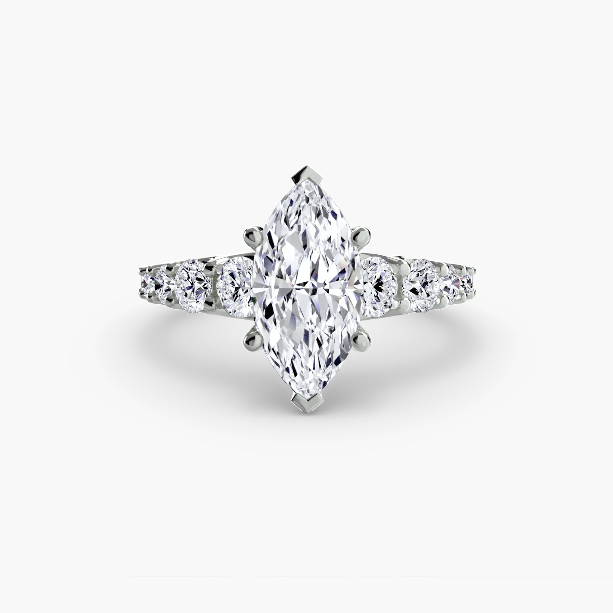 The Graduated Accent Ring-setting-The Diamond Setter