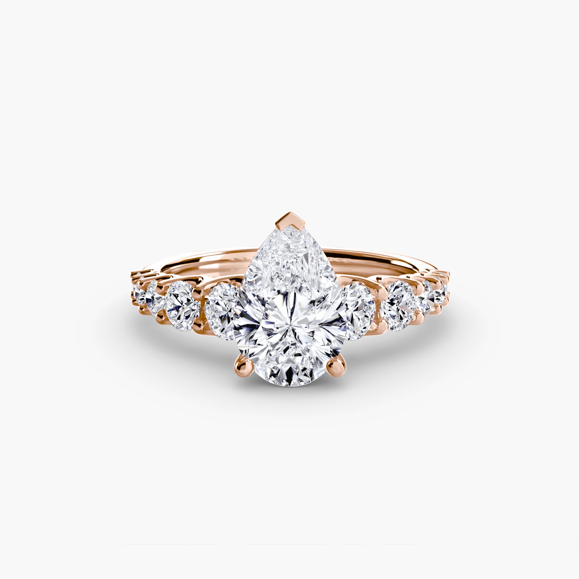 The Graduated Accent Ring-setting-The Diamond Setter
